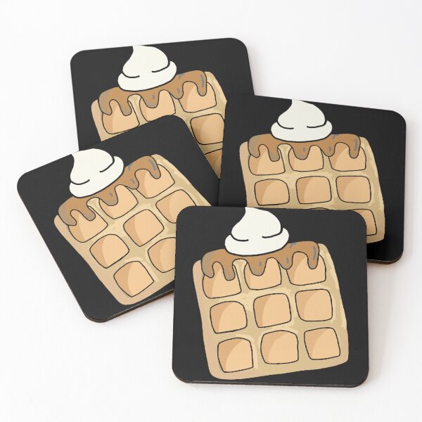 Item preview, Waffle with cream, waffle day, cute waffle with cream  designed and sold by Reroreemy.