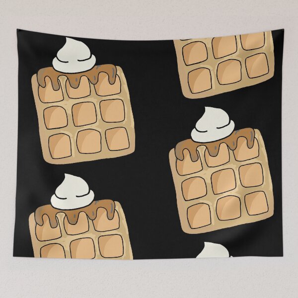 Item preview, Waffle with cream, waffle day, cute waffle with cream  designed and sold by Reroreemy.