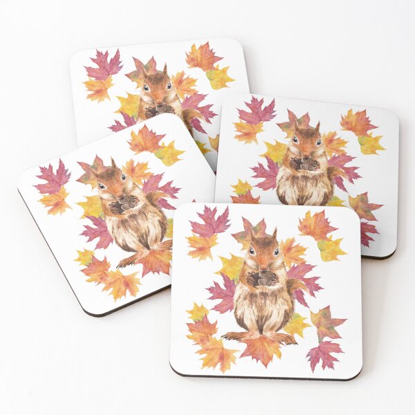 Item preview, autumn squirrel designed and sold by nadiaham.