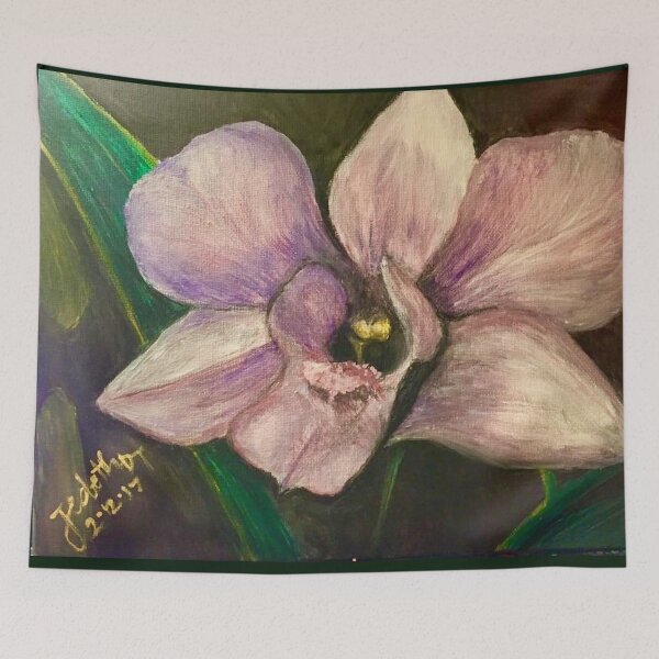Item preview, Wild orchid designed and sold by Silver Lining Art.