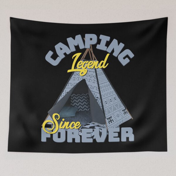 Item preview, CAMPING LEGEND SINCE FOREVER designed and sold by GAADesignz.