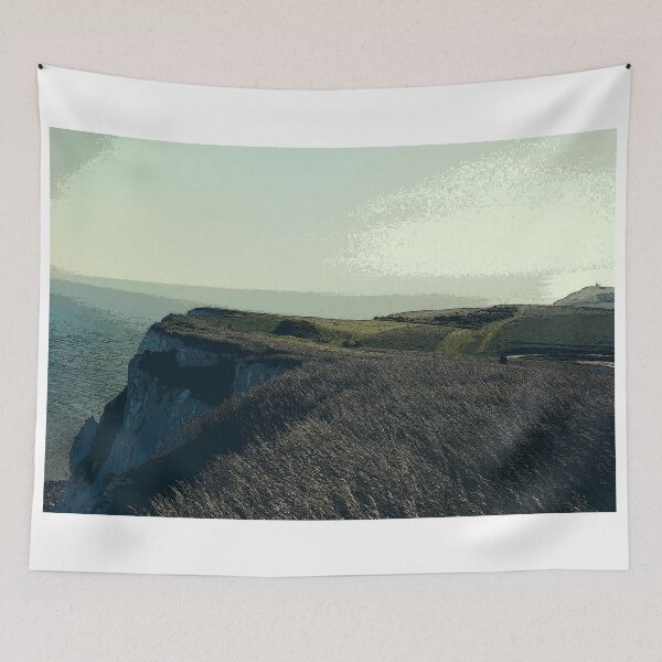 Item preview, Purbeck Cliffs Landscape Design Painting  designed and sold by randomtdesigns.