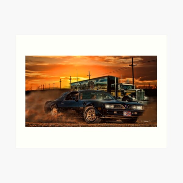 East Bound And Down Art Print