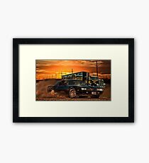 East Bound And Down Framed Print