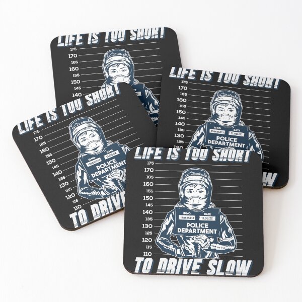 Item preview, Life is too short to drive slow | Custom Muscle Car Car Racing Lover designed and sold by EmmiFoxDesigns.