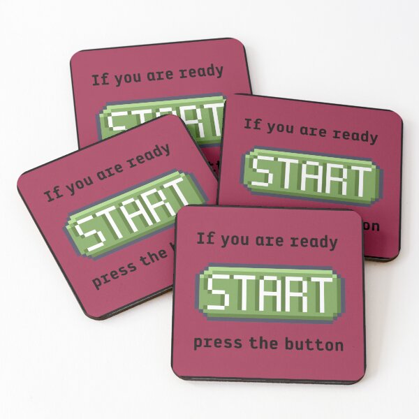 Item preview, Press the start button (frame)  - Retro gaming experience  - Text based design - Black text designed and sold by Nemesiscrowd.