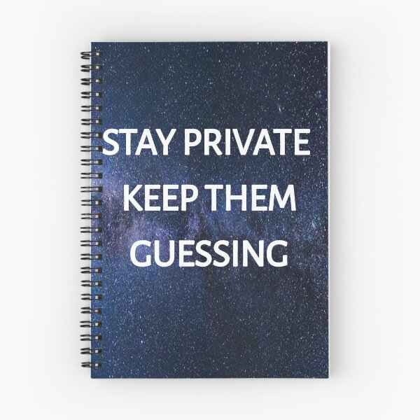 Item preview, Stay private keep them gussing designed and sold by Itaxi.