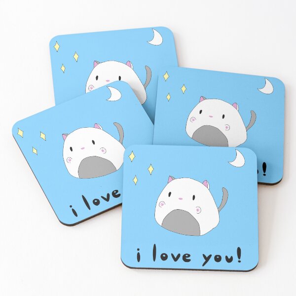 Item preview, i love you cat designed and sold by Cassie Donald.