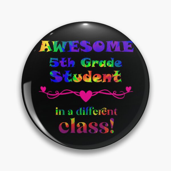 Item preview, AWESOME 5th Grade Student - in a different class! designed and sold by captainpeter.