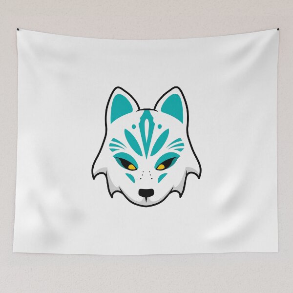 Item preview, Kitsune Blue Mask designed and sold by Skydrak91.