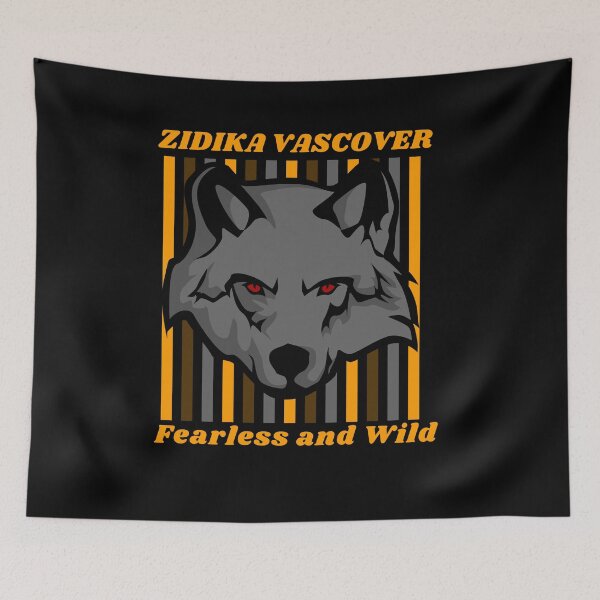 Item preview, Zidika Vascover The fearless and Wild Wolf designed and sold by Artistusha.