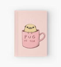 Pug of Tea Hardcover Journal