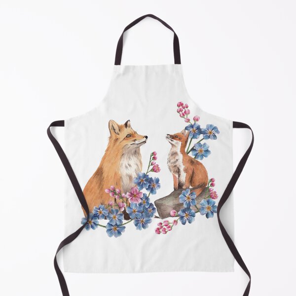 Item preview, Zorros y flores designed and sold by nadiaham.