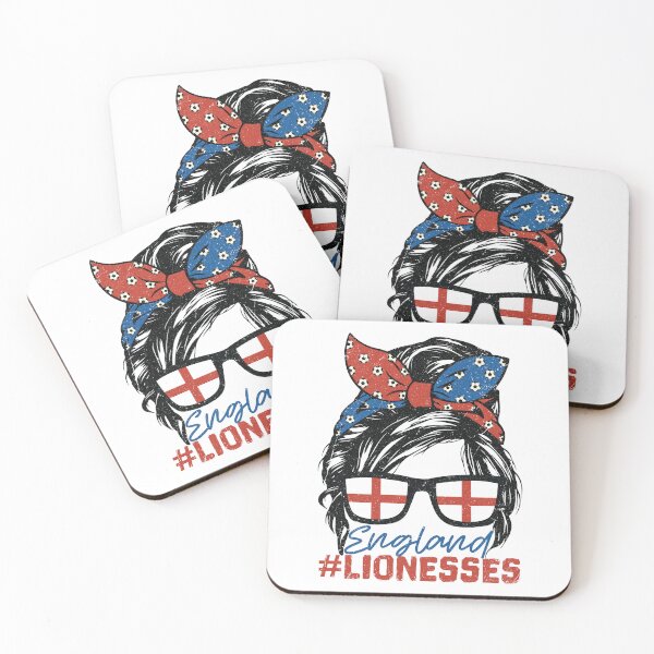 Item preview, England Lionesses Messy Bun (WOSO) designed and sold by Numero14.