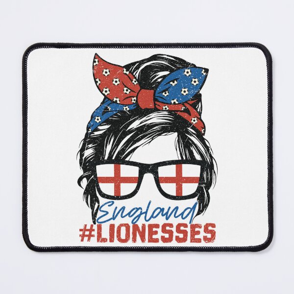 Item preview, England Lionesses Messy Bun (WOSO) designed and sold by Numero14.