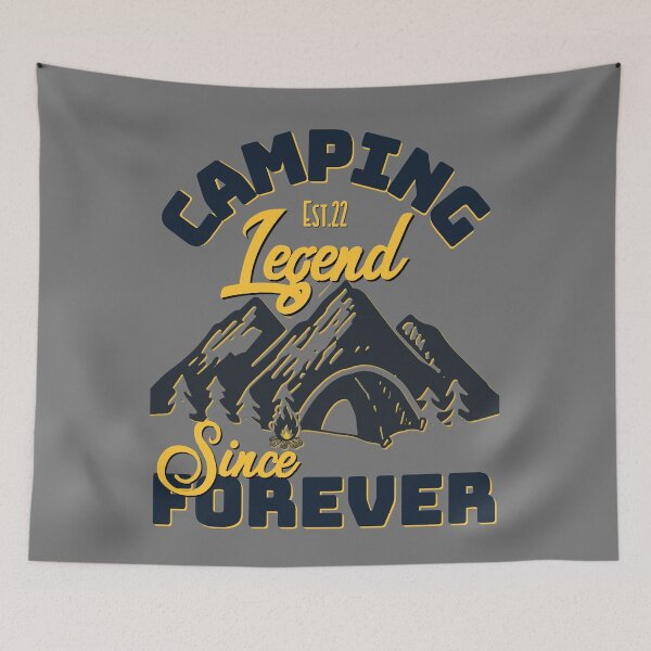Item preview, CAMPING LEGEND SINCE FOREVER designed and sold by GAADesignz.