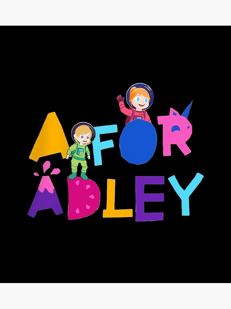 "a for adley , funny for school" Poster for Sale by carlaniki Redbubble