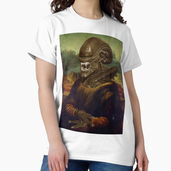 Artikel-Vorschau von Mona Lisa Alien Xenomorph, designt und verkauft von Furry And  Purry.