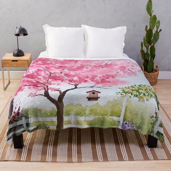 Item preview, Spring Garden Watercolor designed and sold by KimberlyShawArt.