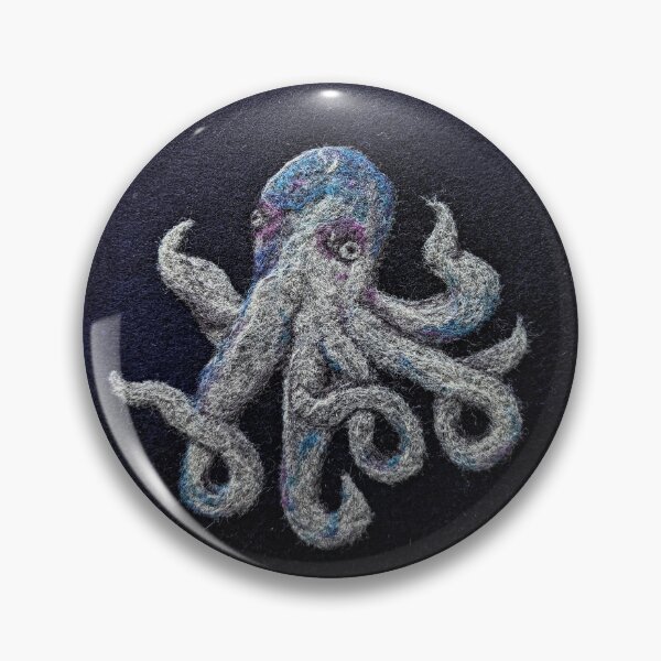 Item preview, Octopus, Wool Painting designed and sold by MtnAshFiberArts.