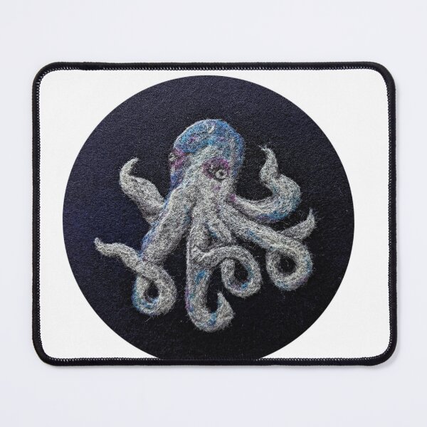 Item preview, Octopus, Wool Painting designed and sold by MtnAshFiberArts.