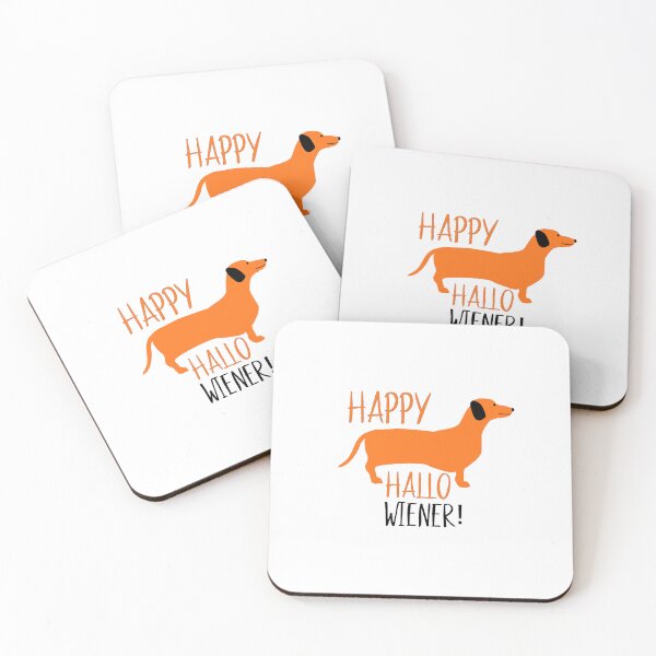 Item preview, Happy Hallo-Wiener Dachshund Halloween designed and sold by 8PawsStudio.