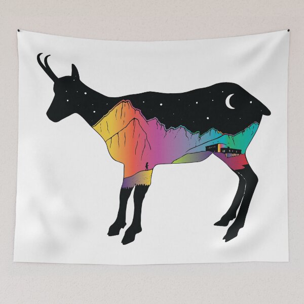Item preview, stag of deep mountains and stars designed and sold by XXgooddeedXX.