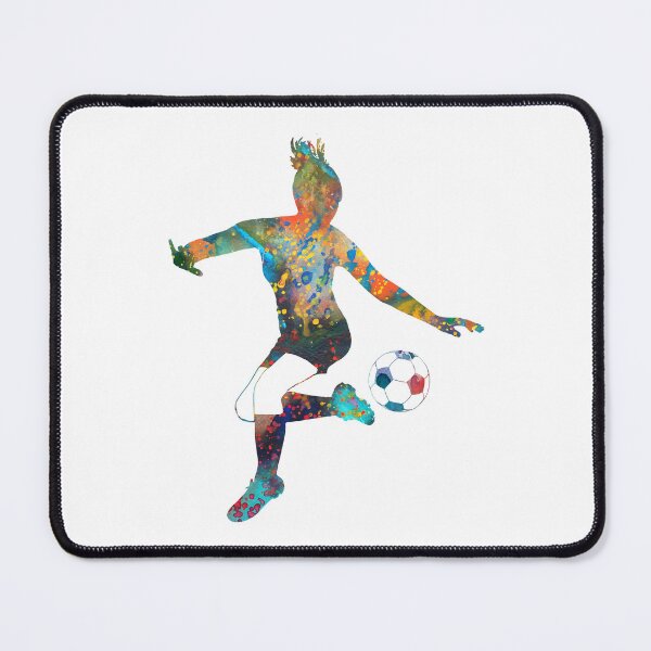Item preview, Female Soccer Player designed and sold by Rosaliartbook.