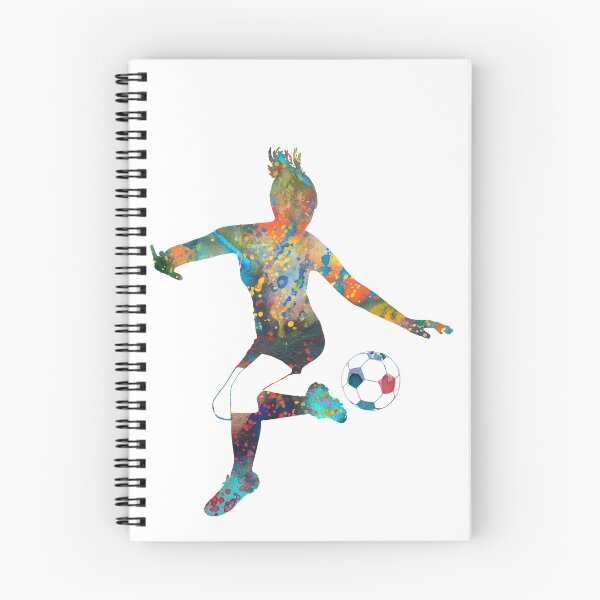 Artikelvorschau, Weiblicher Fußballspieler entworfen und verkauft von Rosaliartbook.