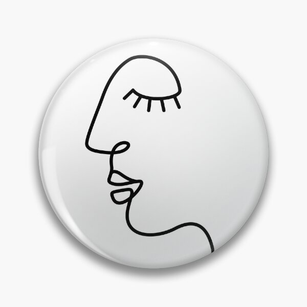 Item preview, Ethnic Woman One Line Art Modern Minimalism / white designed and sold by SoccaTamam.