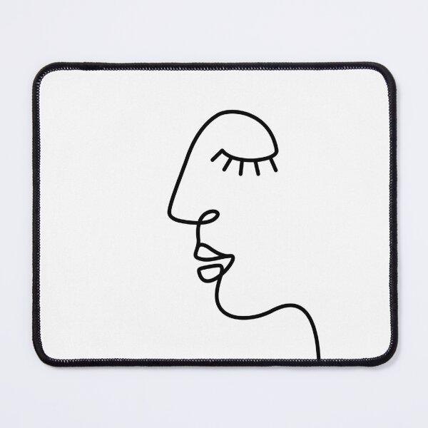 Item preview, Ethnic Woman One Line Art Modern Minimalism / white designed and sold by SoccaTamam.