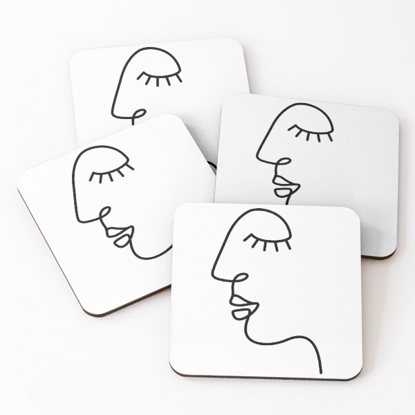 Item preview, Ethnic Woman One Line Art Modern Minimalism / white designed and sold by SoccaTamam.