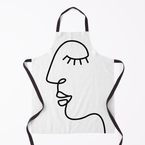 Item preview, Ethnic Woman One Line Art Modern Minimalism / white designed and sold by SoccaTamam.