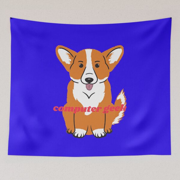 Item preview,  TV Geek Dog Cute Geek Computer  Dog  Luv You designed and sold by johnrk.
