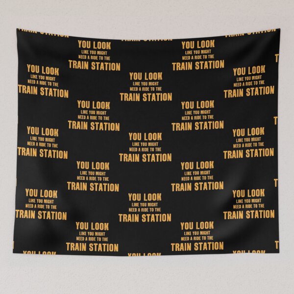 Item preview, Train Station Yellowstone   designed and sold by SoftyPinkyShop.