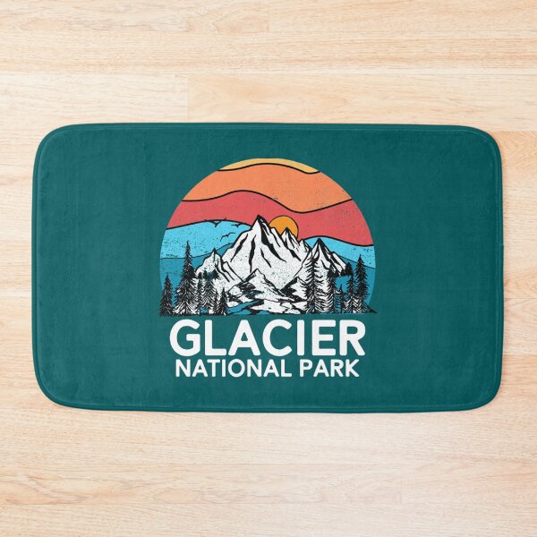 Item preview, Vintage Glacier National Park Retro 80s Montana Mountain   designed and sold by SoftyPinkyShop.