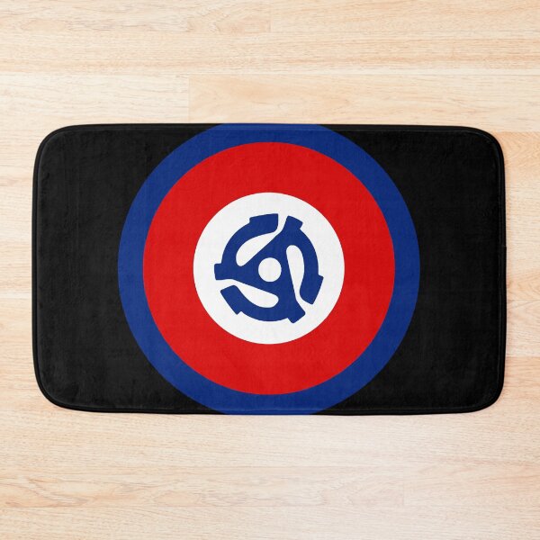 Item preview, 45RPM Record adapter, retro roundel design designed and sold by ModSupporters.
