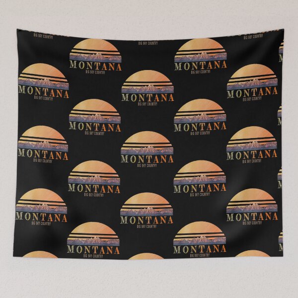 Item preview, Vintage Montana mountians design Fitted Scoop  designed and sold by SoftyPinkyShop.