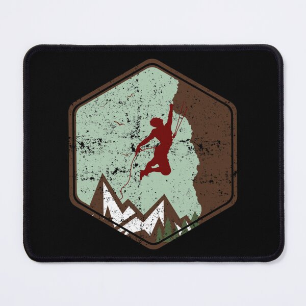 Item preview, Vintage Rock Climbing Badge Logo   designed and sold by SoftyPinkyShop.