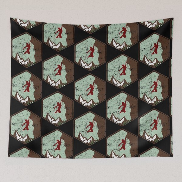 Item preview, Vintage Rock Climbing Badge Logo   designed and sold by SoftyPinkyShop.