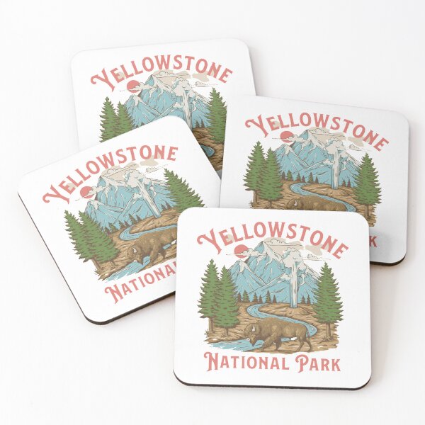 Item preview, Vintage Yellowstone National Park Retro 80s Mountains  Tee Gifts   designed and sold by SoftyPinkyShop.