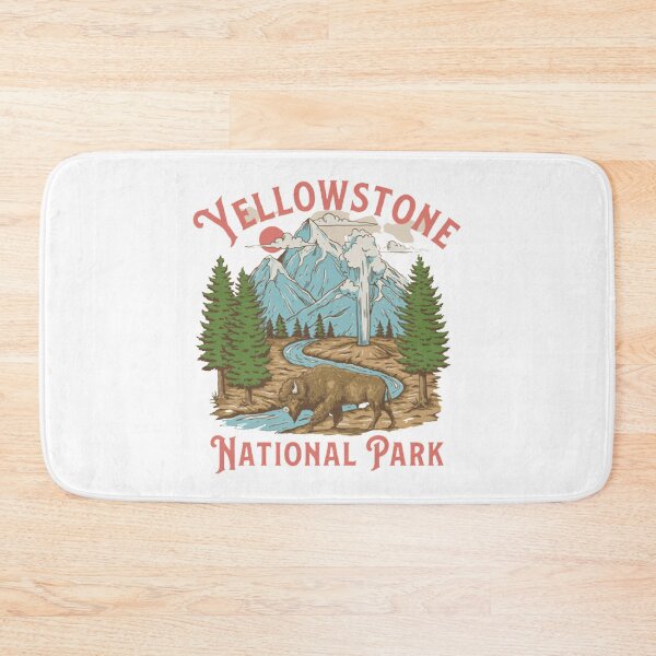 Item preview, Vintage Yellowstone National Park Retro 80s Mountains  Tee Gifts   designed and sold by SoftyPinkyShop.