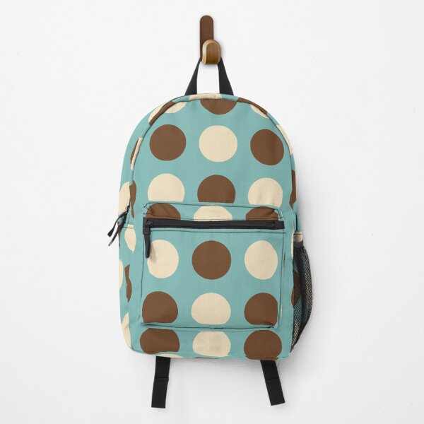 Artikelvorschau, Polka Dots Brown Blue and Beige entworfen und verkauft von tonymagnerart.