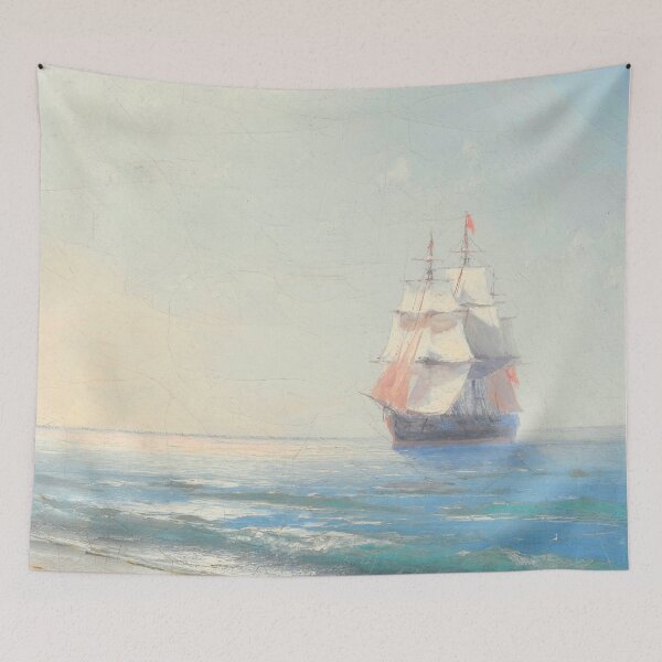 Item preview,  Crimea -Vintage Sailing Ship Painting-  Ivan Konstantinovich Aivazovsky  designed and sold by TeeARTHY.