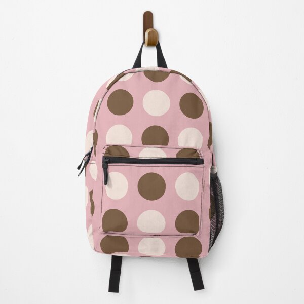 Artikelvorschau, Polka Dots Brown Pink and Beige entworfen und verkauft von tonymagnerart.