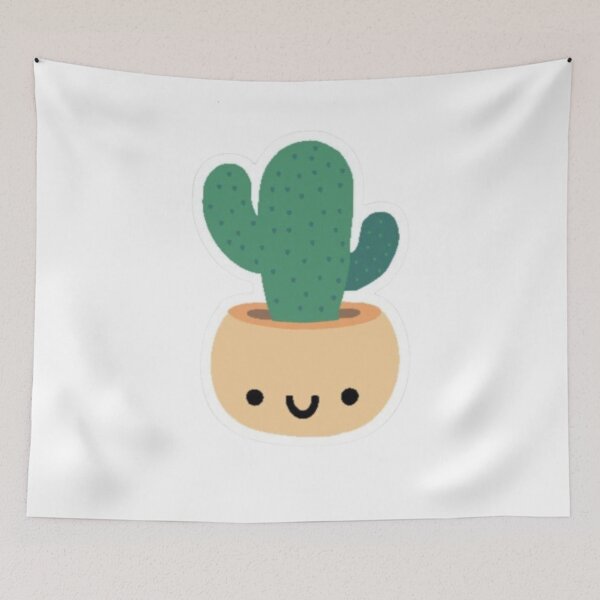 Item preview, Hand painted Watercolor Cactus in Terracotta pot Sticker designed and sold by Stevenobinsun.