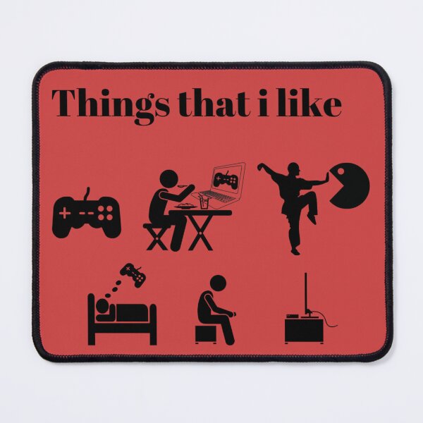 Item preview, Things that i like - text based & icons design - Black text designed and sold by Nemesiscrowd.