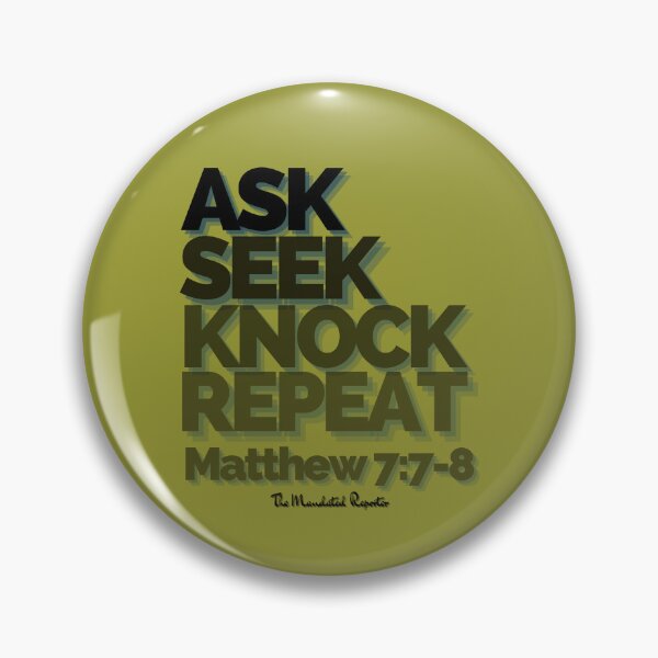 Item preview, Ask Seek, Knock Repeat -  Chrysolite designed and sold by TheReporter1.