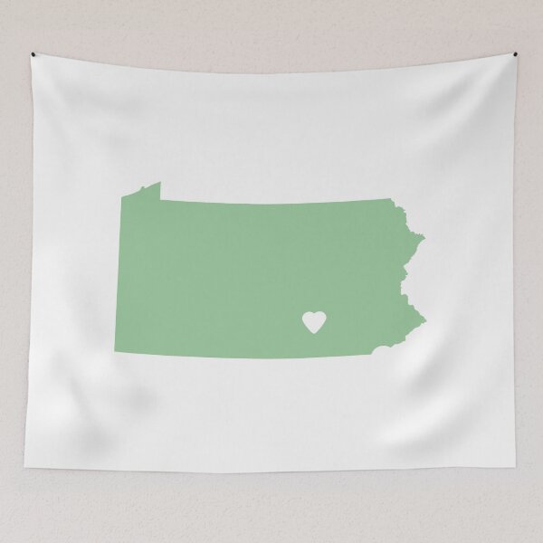 Item preview, Pennsylvania Love in Sage designed and sold by Maren Misner.