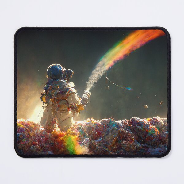 Item preview, Astronaut Sprays a Rainbow designed and sold by DistilledFuture.